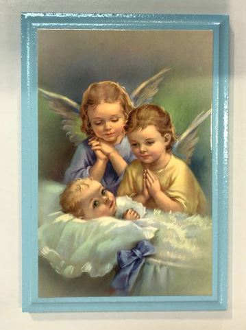 Cathedral Art Little Children Guardian Angel Plaque 
